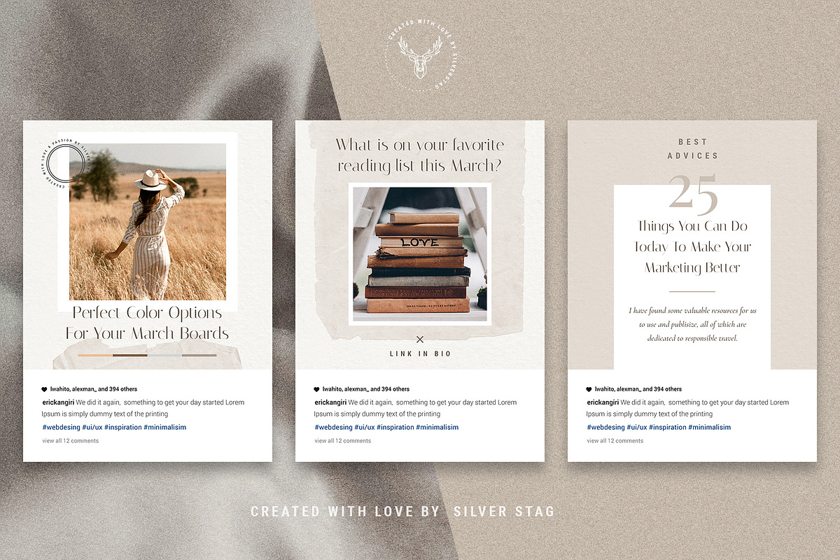 Elodie - 60 Animated Posts & Stories, a Social Media Template by SilverStag Type Foundry (Photo 43 of 48)