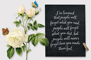 Florabella Script, a Script Font by Seniors (Thumbnail 4 of 5)
