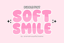 Soft Smile - Bubble Font Display