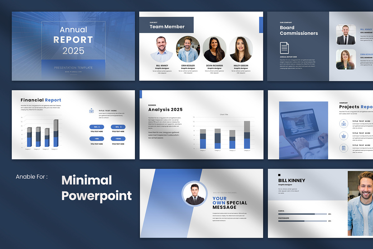 Annual Report Template, a Presentation Template by Pradaxa (Photo 5 of 8)