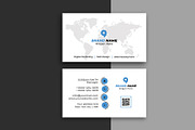 Corporate Business Card Template, a Business Card Template by Saman Osama (Thumbnail 1 of 6)