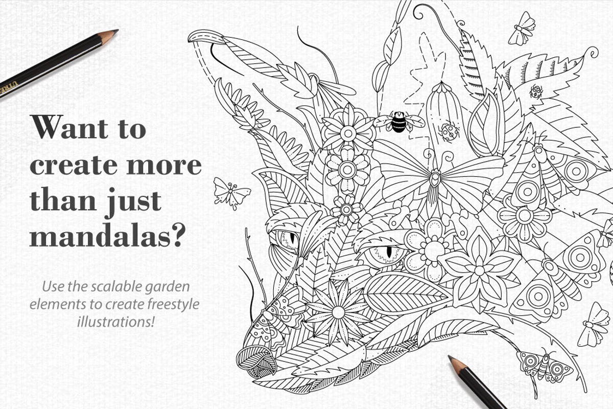 Coloring Book Pro - Garden Edition, a Plug-in Add-On by Drifter Studio (Photo 4 of 6)