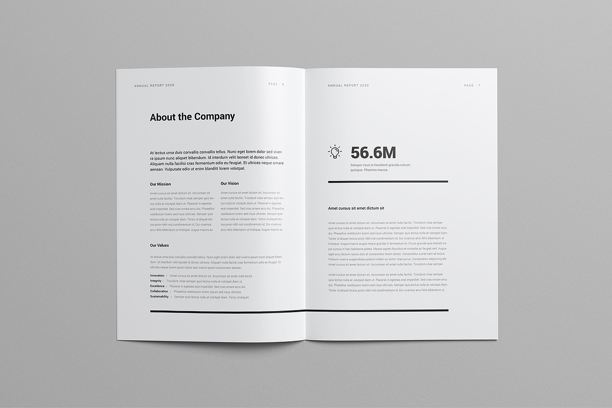 Annual Report | Canva & InDesign preview 4