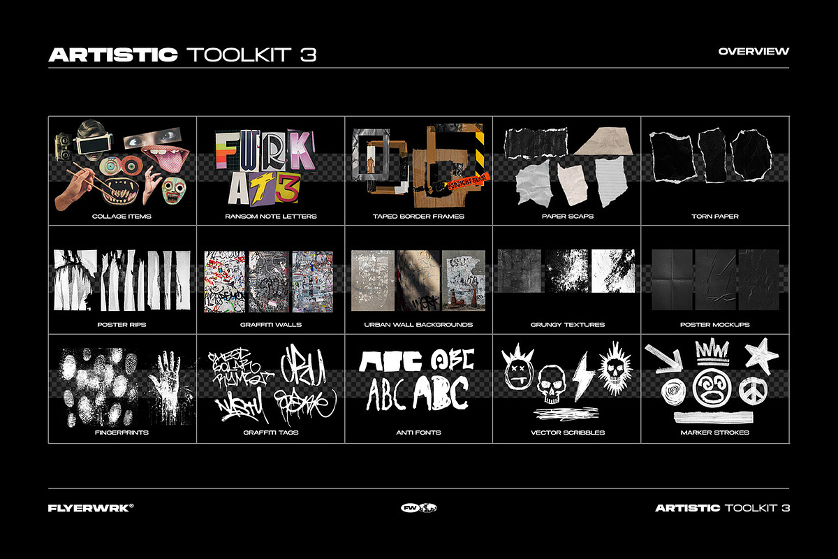 Artistic Toolkit 3, an Object Graphic by FLYERWRK (Photo 2 of 22)
