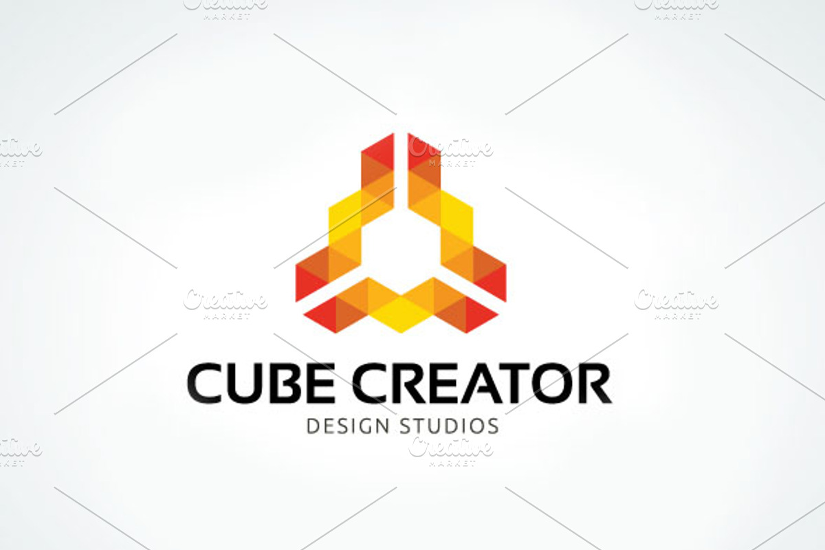 Cube Creator, a Branding & Logo Template by Vectorwins Premium Shop