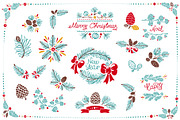 Christmas Cartoon Textured Drawings, a Decorative Illustration by Adiemus (Thumbnail 2 of 5)