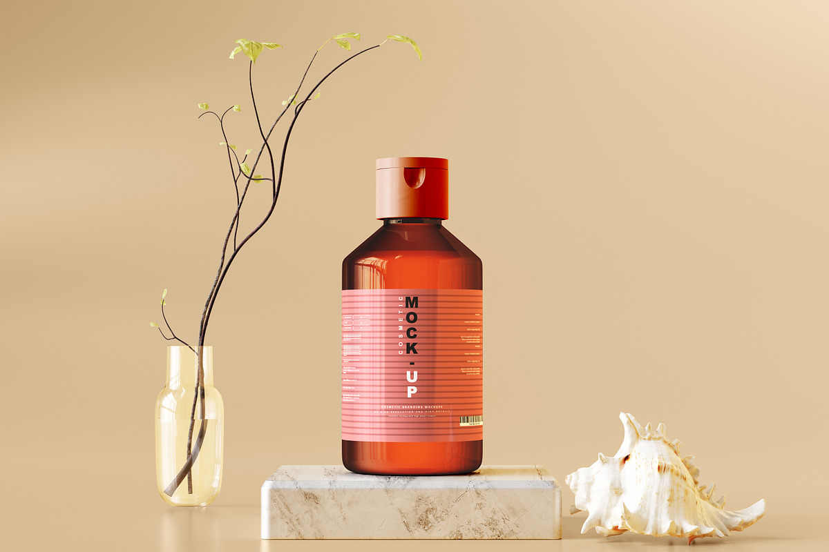 250+ Cosmetic Branding Mockup Bundle, a Cups & Container Mockup by pmvch (Photo 62 of 273)