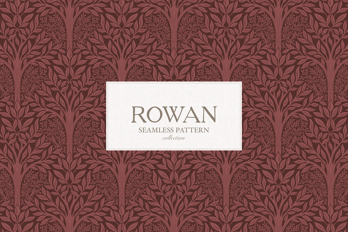 Rowan Tree Forest Patterns Vol 1, a Pattern Graphic by Eclectic Anthology (Photo 2 of 12)