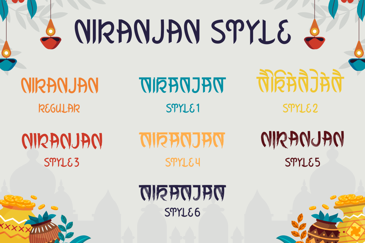 Niranjan - Sansekerta Font, a Font by PutraCetol Studio (Photo 6 of 11)