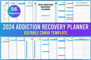 2024 Addiction Recovery Planner