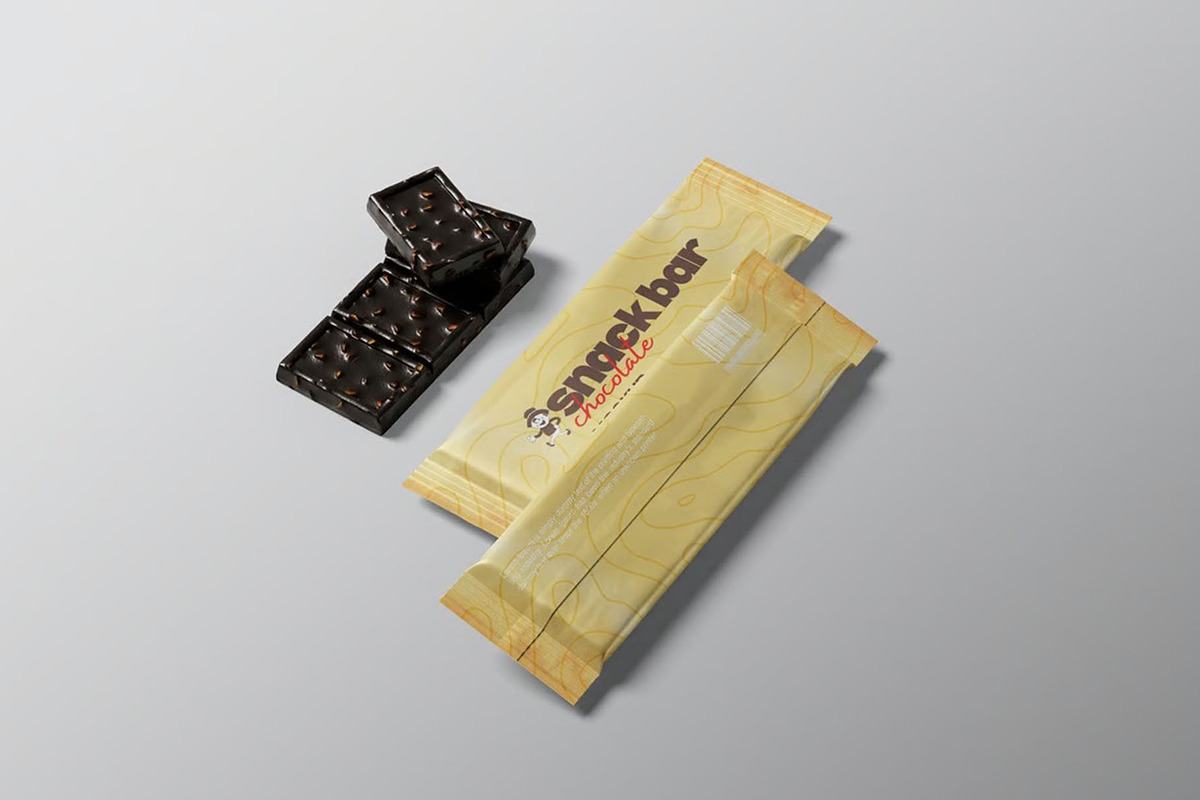 Snack Bar Mockup, a Packaging Mockup by Se٧enStudio (Photo 4 of 5)
