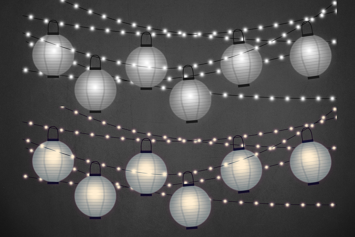 Paper lanterns clipart, an Object Graphic by Paper Farms (Photo 10 of 14)