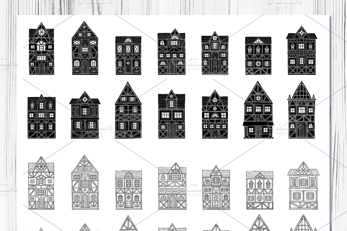 Big Set Home Creator Houses, a Graphic by Iraida_Bearlala (Photo 6 of 7)