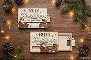 Christmas Card Holder SVG Bundle, a Decorative Illustration by svgocean (Thumbnail 12 of 15)