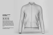 3D Mens Bomber Jacket Apparel Cloth, an Object 3D Model by 3D Resource (Thumbnail 1 of 6)