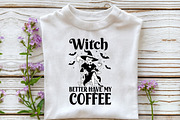 Halloween Witch Better Have My Coffe, an Illustration by DreamCafeArt (Thumbnail 5 of 7)
