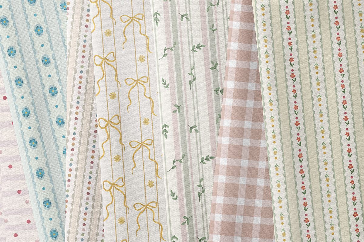 Soft Cottagecore Frames & Patterns, an Object Graphic by SunnyAfternoons (Photo 10 of 18)