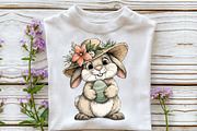 Whimsical Easter Bunny Clipart, an Illustration by Sublimation Artist (Thumbnail 6 of 6)