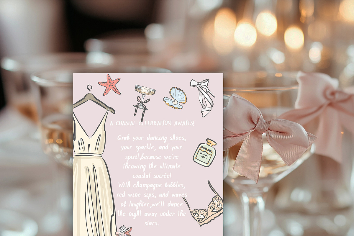 Hand Drawn Wedding Illustrations 300, an Object Graphic by whiteheartdesign (Photo 20 of 24)