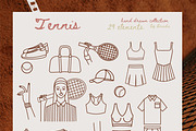 Tennis Illustration Pack, a Sport Illustration by Anada Arty (Thumbnail 1 of 2)