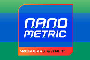 Nanometric Sports Font (2 styles)