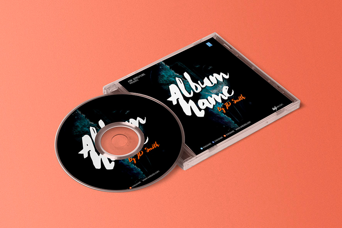 CD/DVD Album Cover Template, a Stationery Template by Awns Creators (Photo 4 of 9)