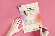 Modern Gradient CV Resume, a Resume Template by Neermana (Thumbnail 4 of 5)