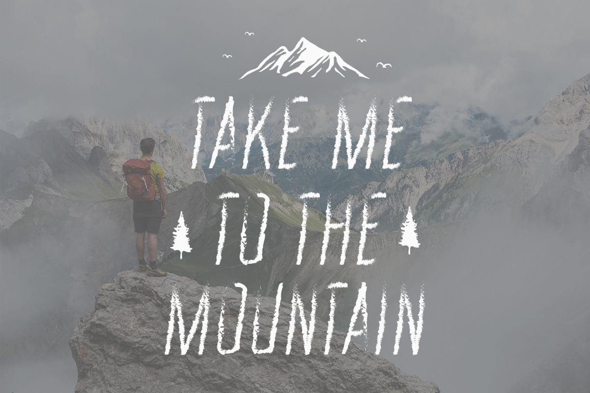 Mystic Forest - Distressed Font, a Font by Typefactoryco (Photo 5 of 8)