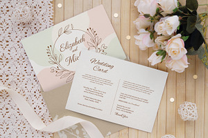 Wedding Invitation Card Template, a Card Template by MightyDesign