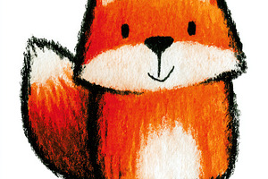 Cute red fox doodle illustration, an Animal Photo by José Manuel Gelpi