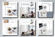 Desk Space Social Media Template, a Social Media Template by Meknya (Thumbnail 5 of 9)
