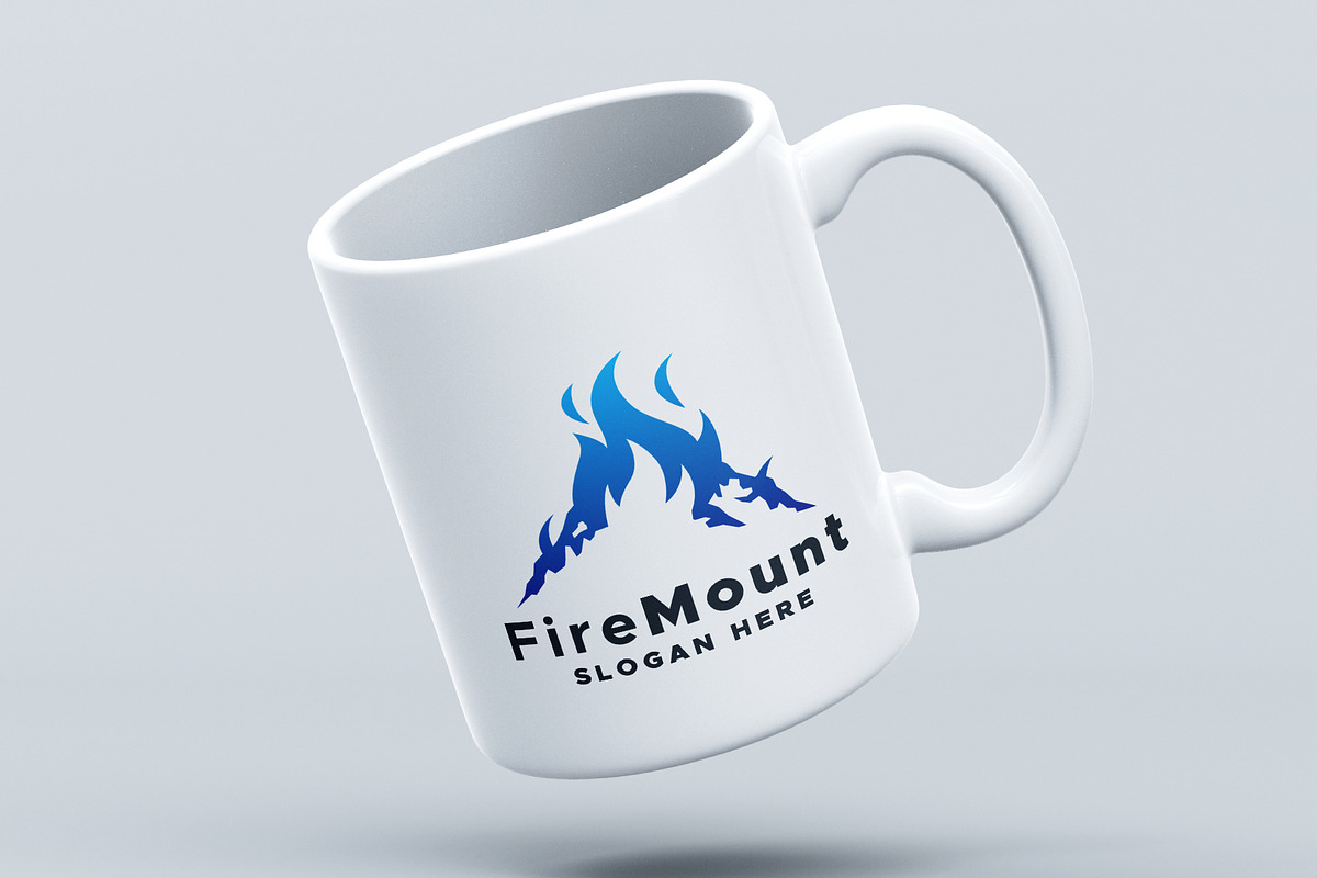 Fire Mountain Nature Logo, a Branding & Logo Template by Design_Planet (Photo 4 of 5)