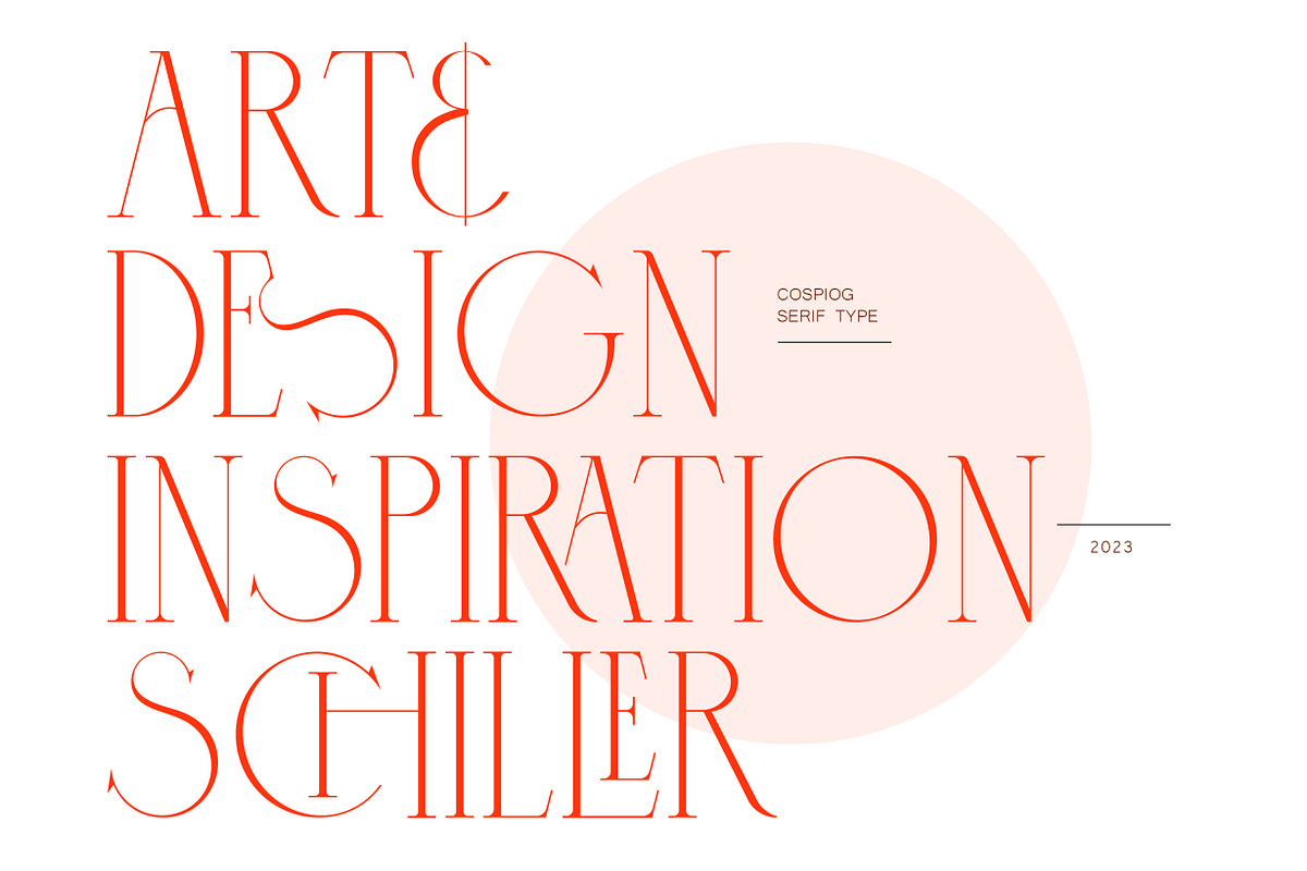 Cospiog - Modern serif font, a Serif Font by NuType (Photo 2 of 9)
