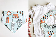 Watercolor London Seamless Patterns, a Pattern Graphic by MontgomeryFest (Thumbnail 4 of 4)