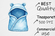 Baby Boy Clothes & Accessories Clipa, an Illustration by CrexoraLab (Thumbnail 2 of 4)