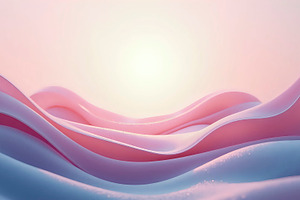 Artistic Gradient Waves With Central, a Photo by LOGOCREATIVE