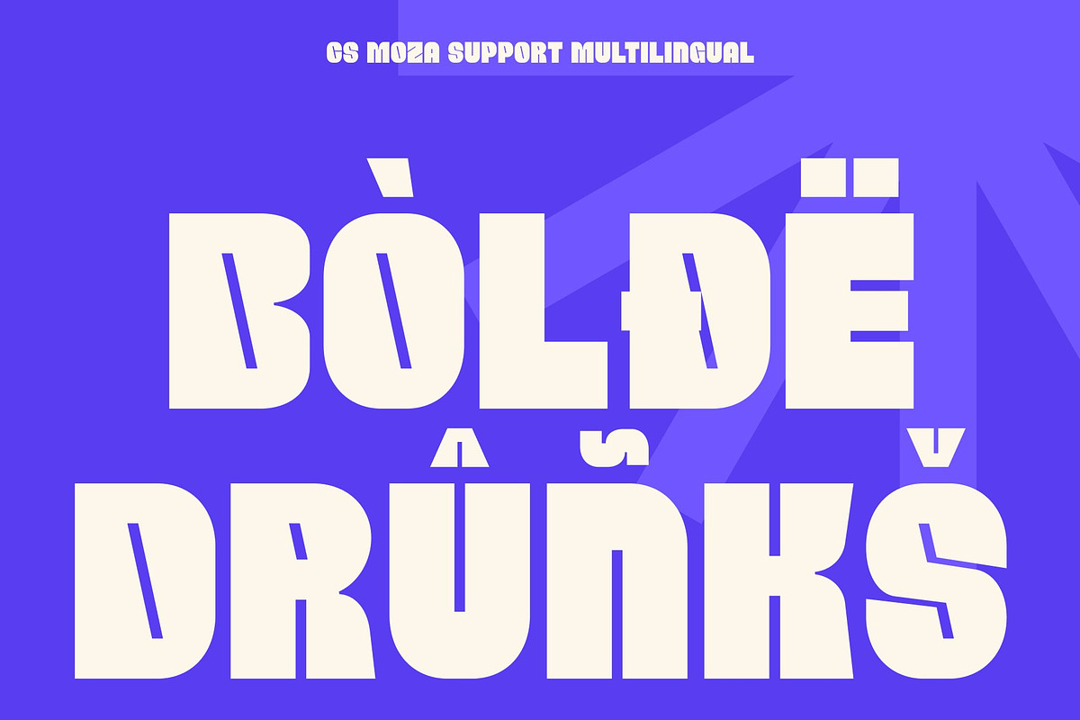 CS Moza – Bold Sans Serif, a Sans Serif Font by Craft Supply Co. (Photo 7 of 8)