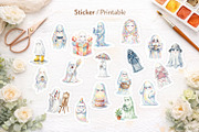 Funny Grumpy Ghost Sublimation PNG, an Illustration by Artnoy (Thumbnail 5 of 8)