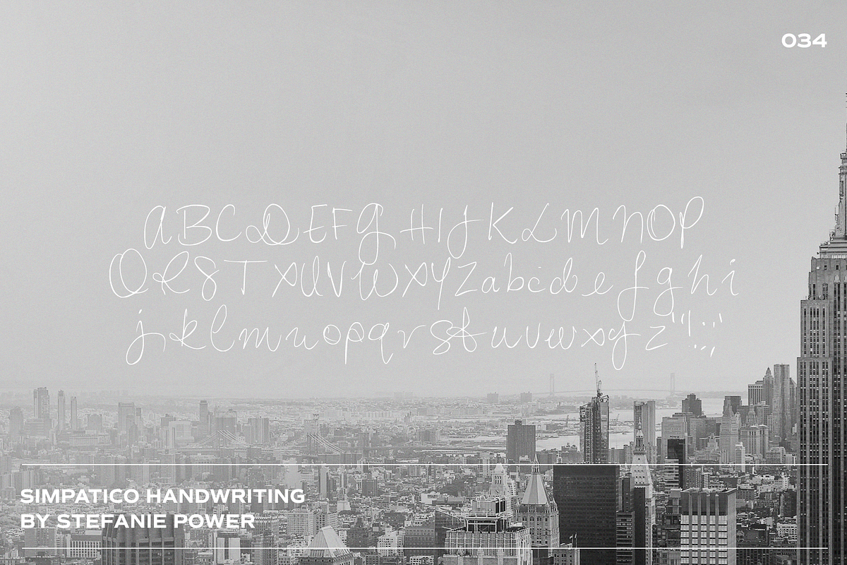 Simpatico Handwriting | Font, a Script Font by Stefanie Madison