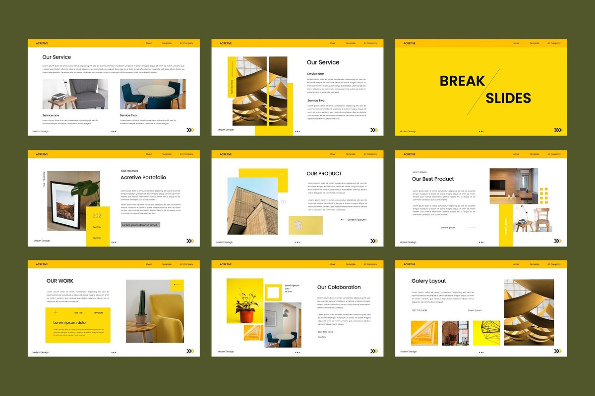 ACRETIVE Business Keynote Template, a Presentation Template by Rizki Herdian (Photo 4 of 5)
