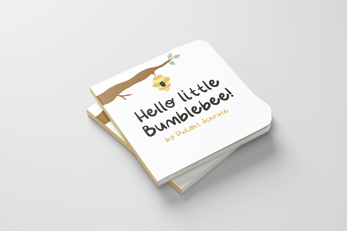 Little Bumblebee Hand Drawn Font, a Script Font by thetrendytemplate (Photo 6 of 6)