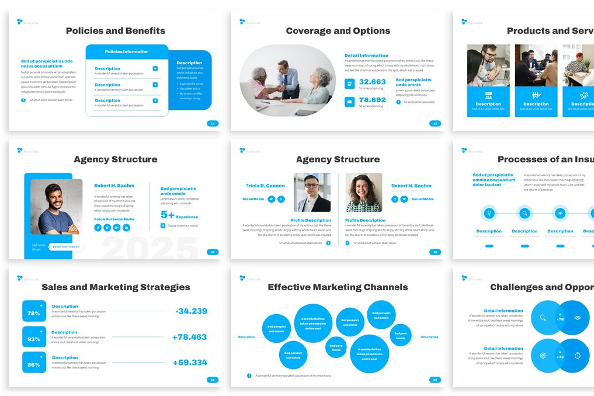 Ensuria - Insurance Keynote Template, a Presentation Template by SlideFactory (Photo 3 of 4)