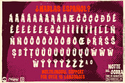 Notte del Cobra - Grindhouse Font, a Sans Serif Font by Remedy667 (Thumbnail 8 of 9)
