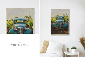 Frame Mockup Editable & Customisable, a Print Template by The White Space Co.