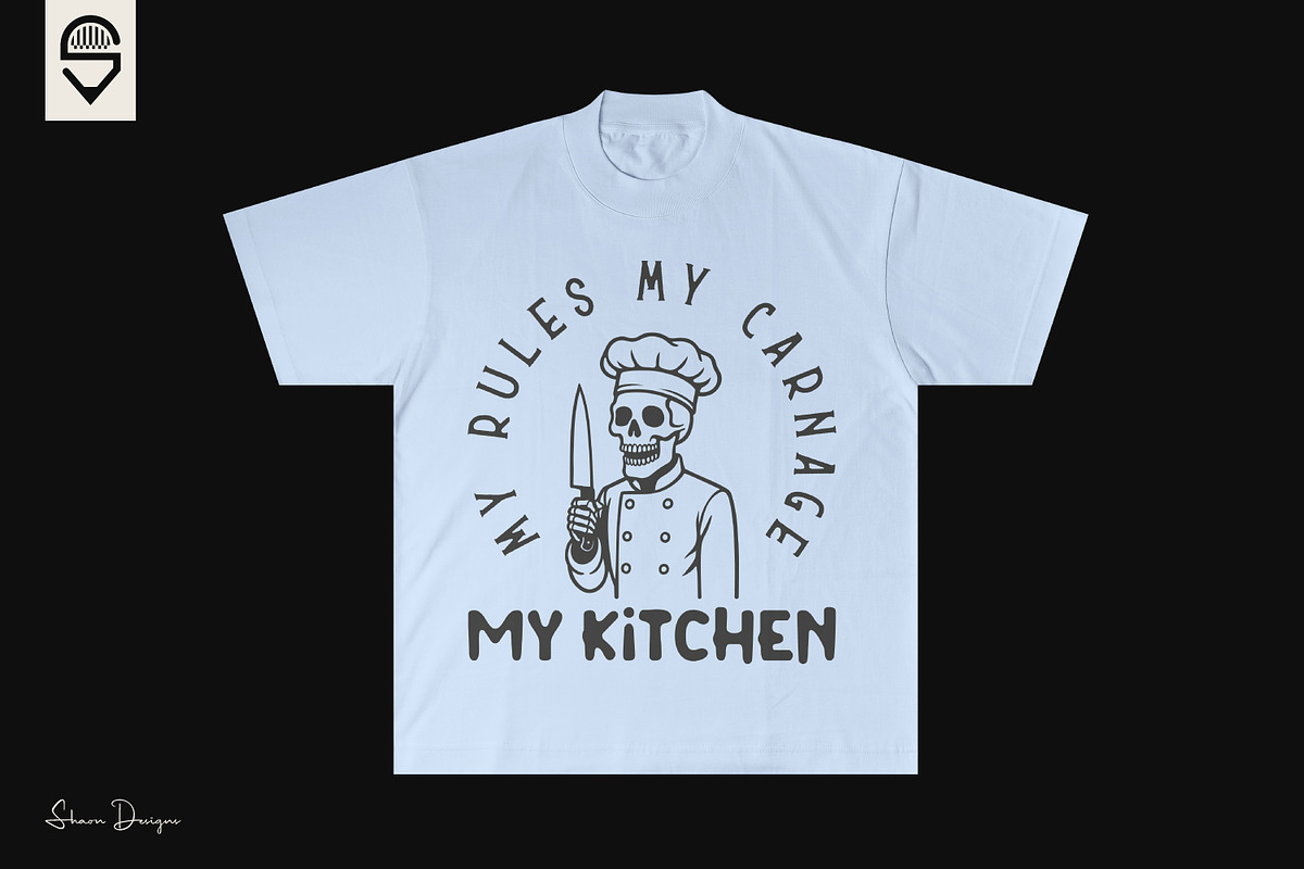 Skeleton chef design, a Graphic by shaondesigns (Photo 3 of 4)