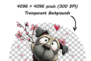 30 whimsical dog birthday clipart, an Illustration by one-touch (Thumbnail 14 of 17)