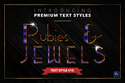 Rubies & Jewels #3 - 20 Text Styles, a Layer Style Add-On by Jonas Stensgaard (Thumbnail 16 of 23)