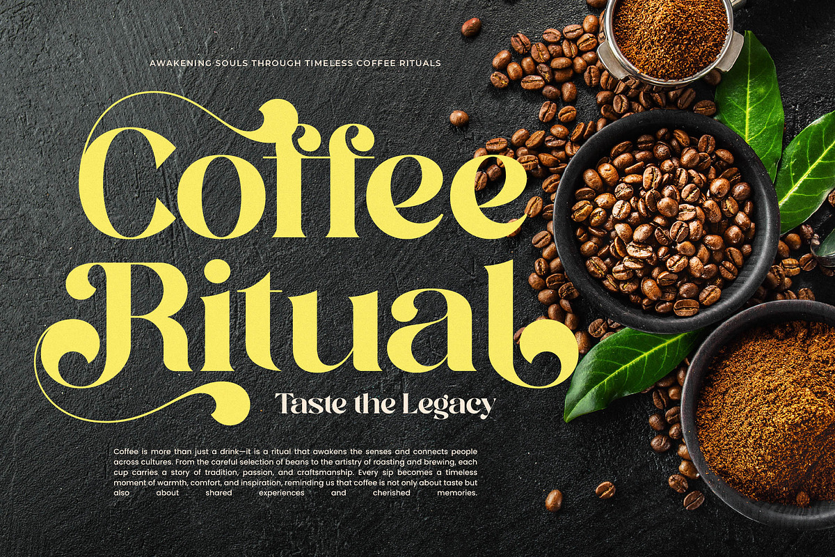 Royale Archive Luxury Display Serif, a Serif Font by timelesstype.co (Photo 12 of 15)