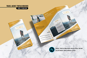 Travel Agency Tri-Fold Brochure