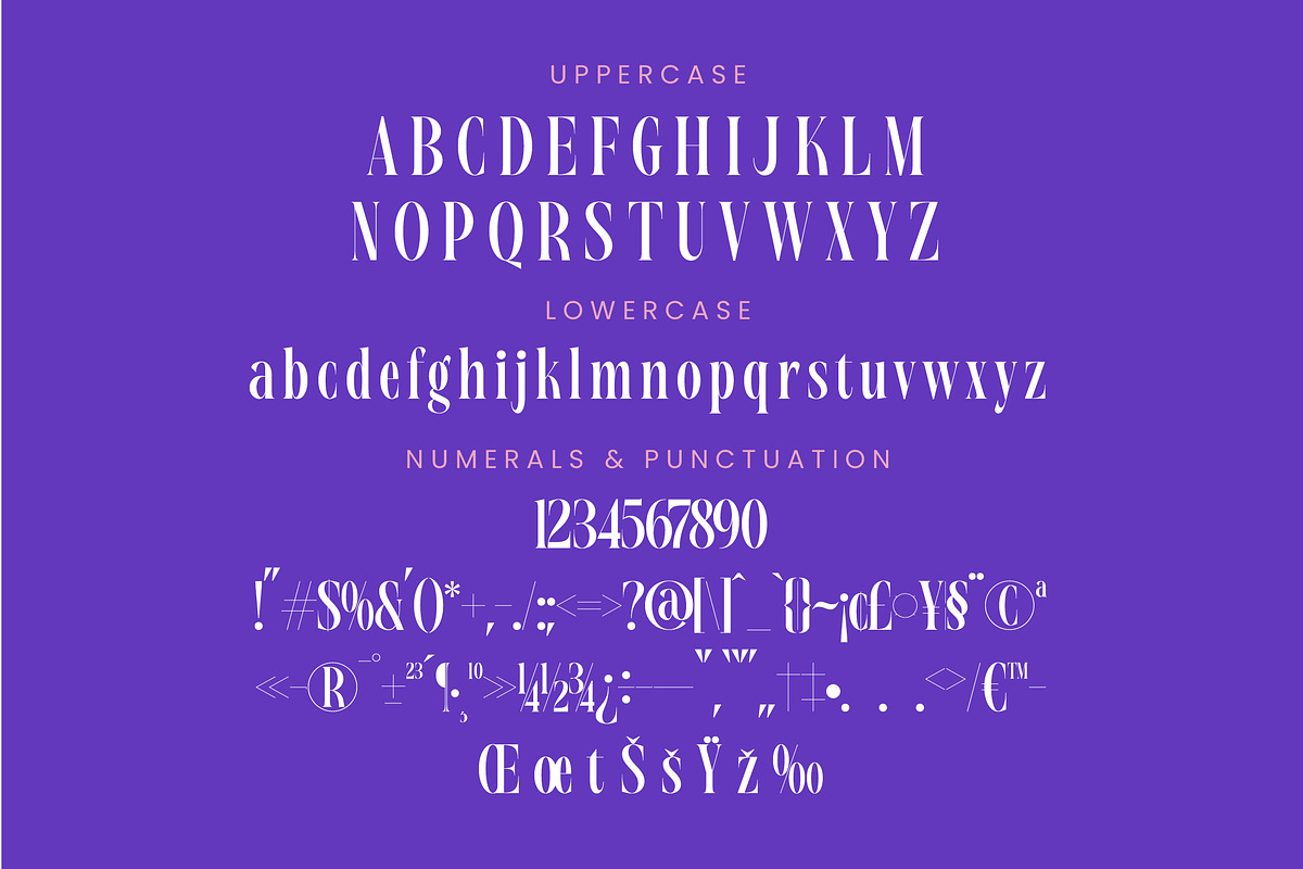 Magrefin Modern Display Font, a Serif Font by Letterena Studios (Photo 13 of 15)